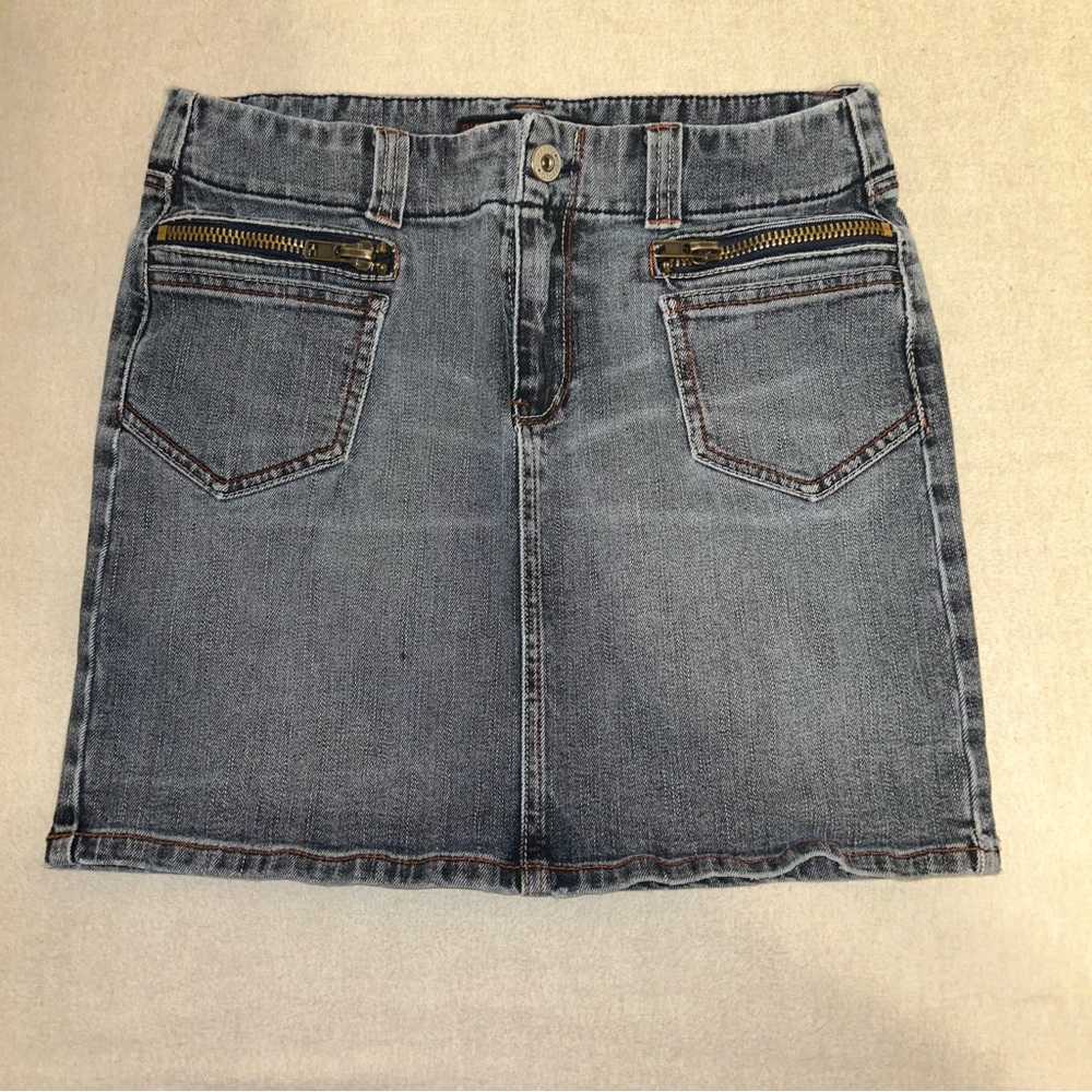 Y2K buffalo david bitton Women denim mini skirt foley Size 28